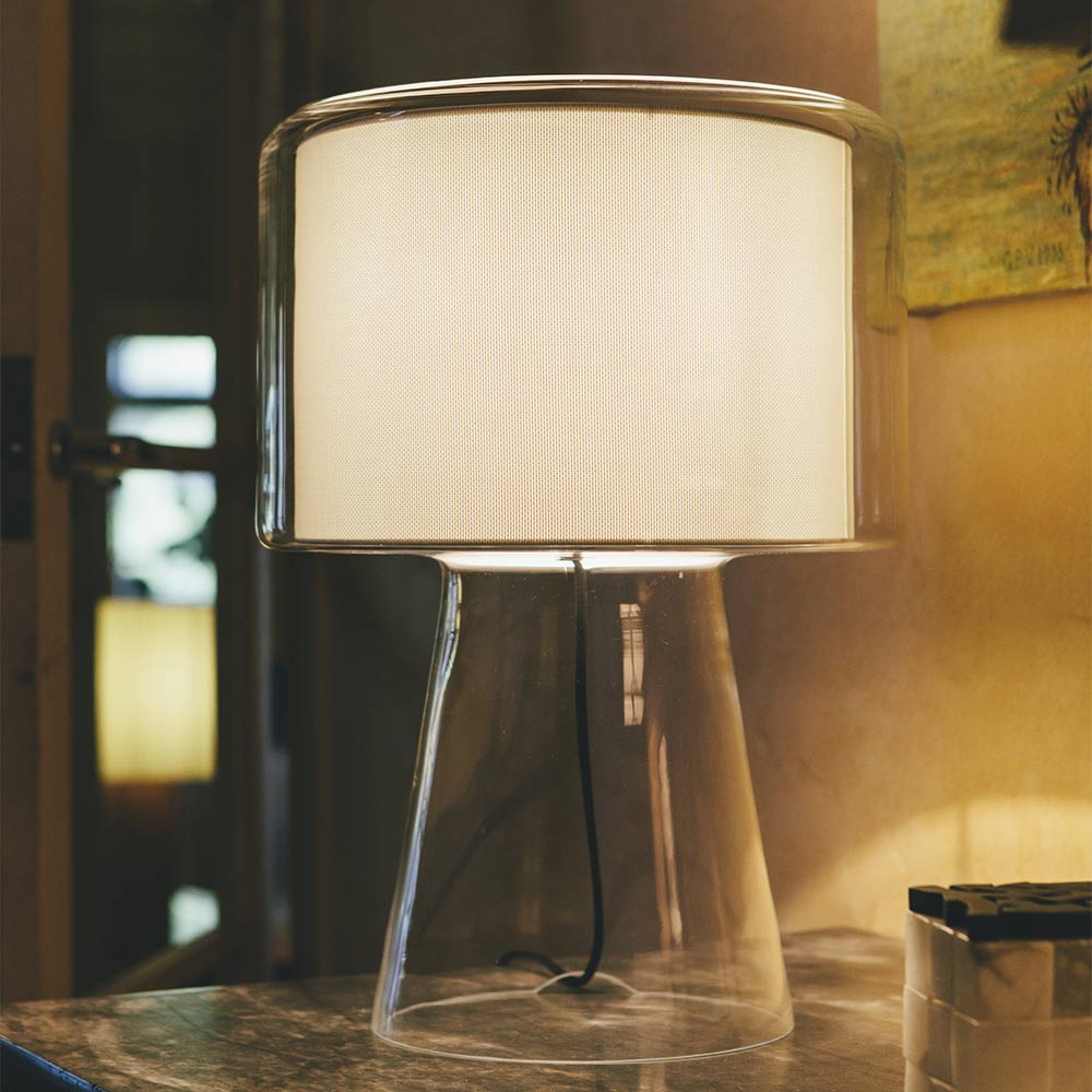 Mercer Lamp - Pearl White