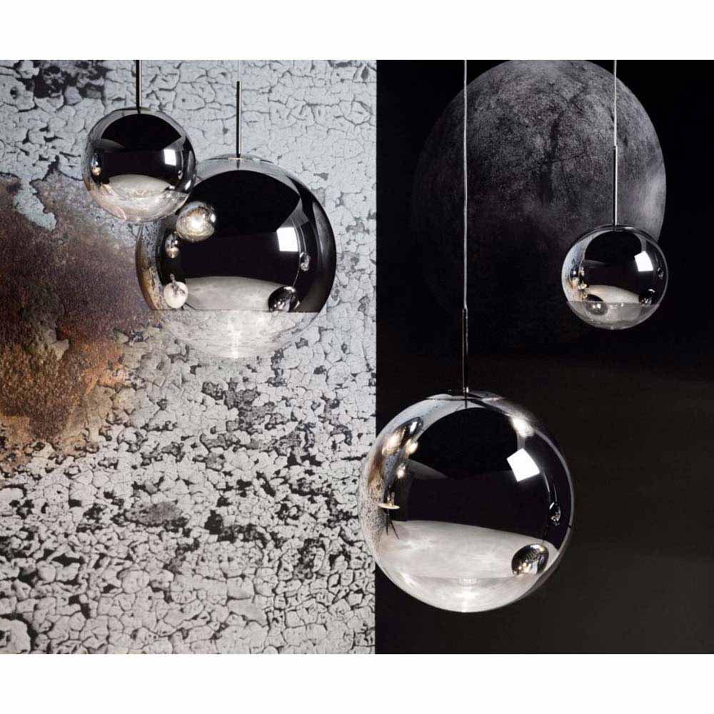 Mirror Ball Pendant - Chrome