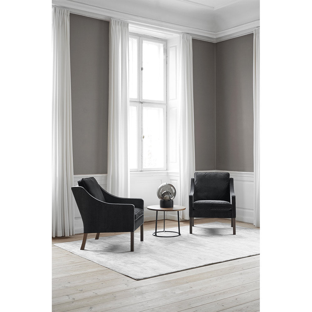 Mogensen 2207 Lounge Chair - Leather, Black Oak
