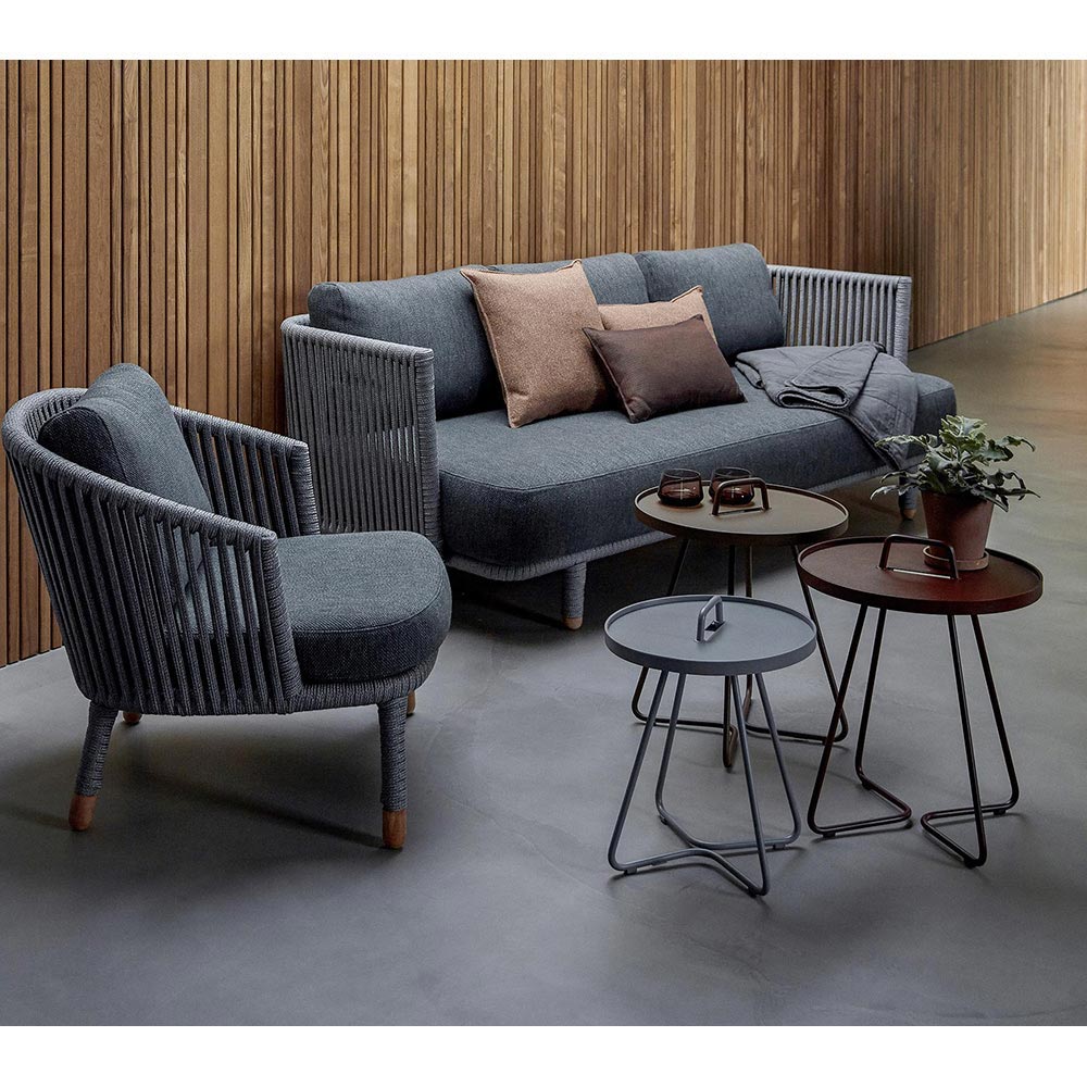 Moments 3 Seater Sofa - Light Gray Zen Cushions