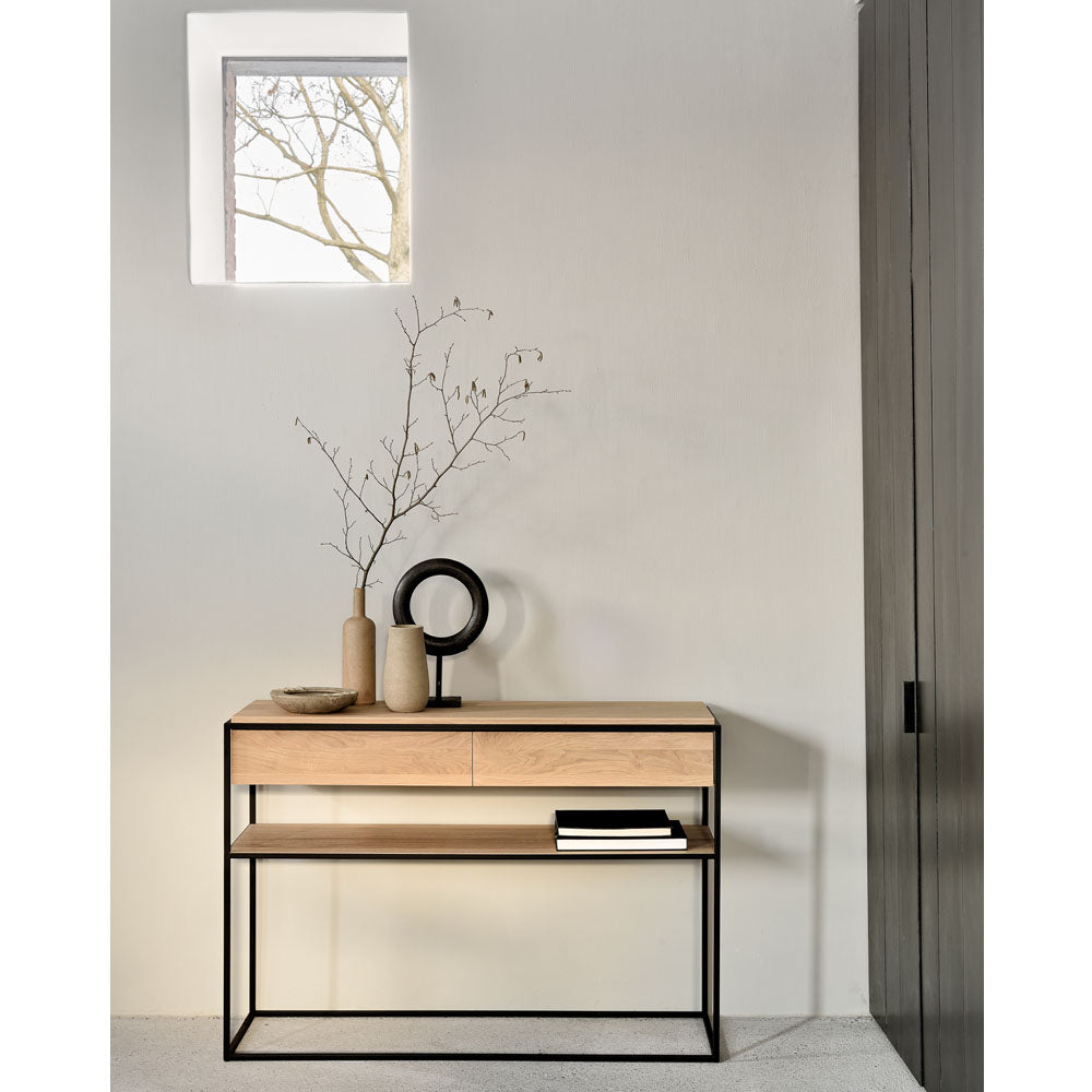 Monolit Console - Oak/Black