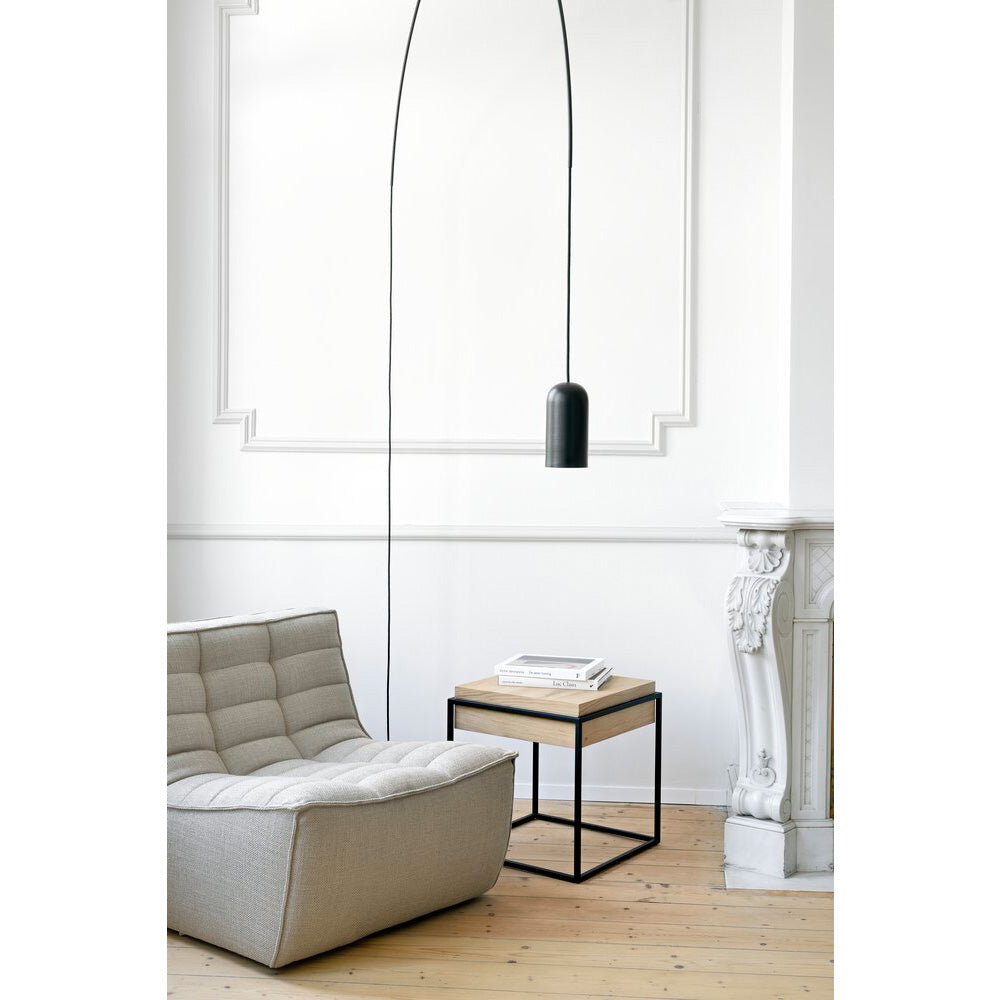 Monolit Side Table - Oak/Black