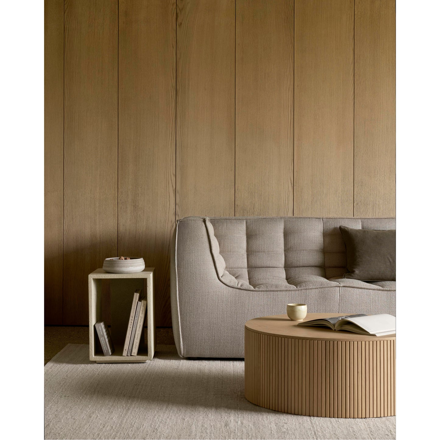 N701 2 Seater Sofa - Beige