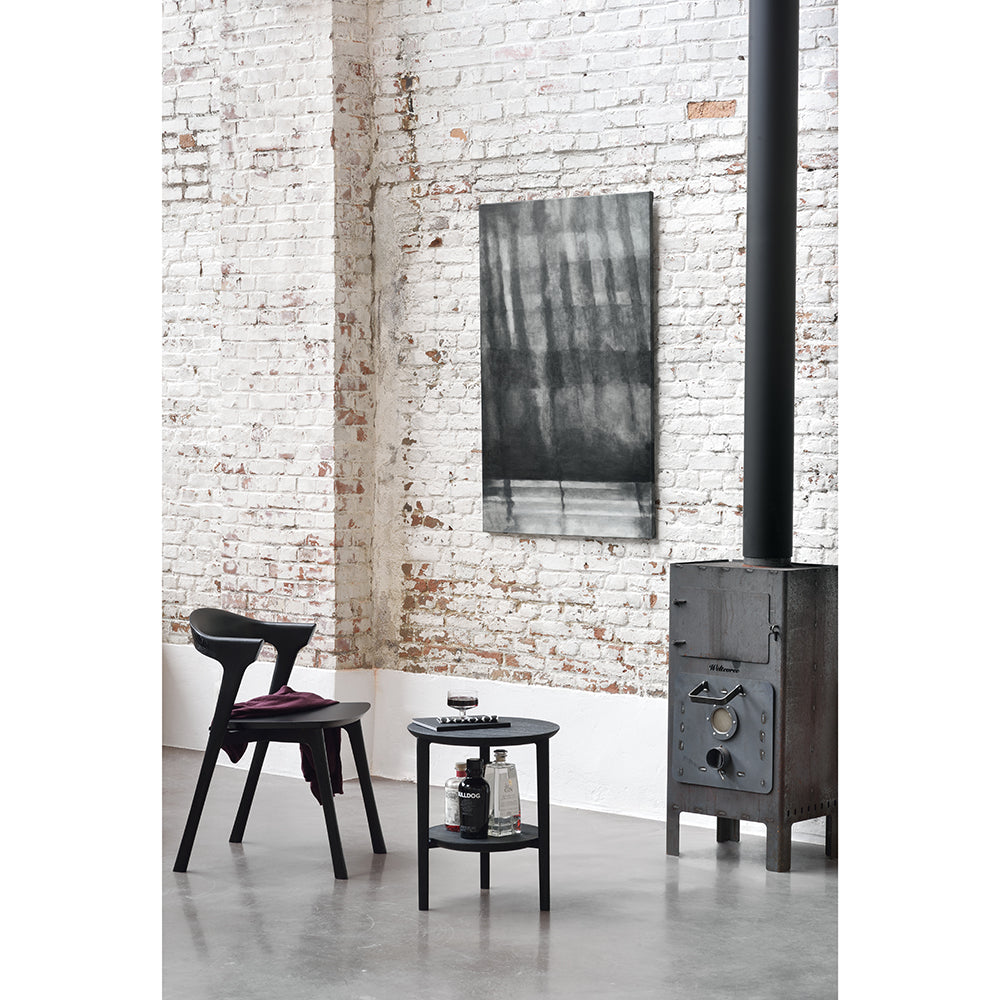 Bok Side Table - Black Oak