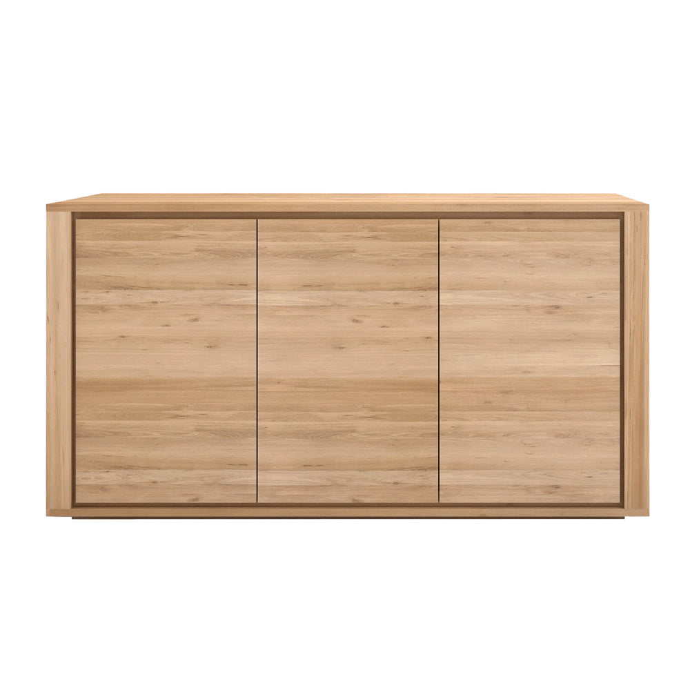 Oak Shadow sideboard - 3 doors