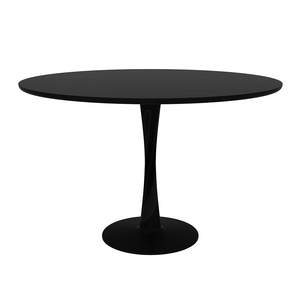Torsion Dining Table - Black Oak