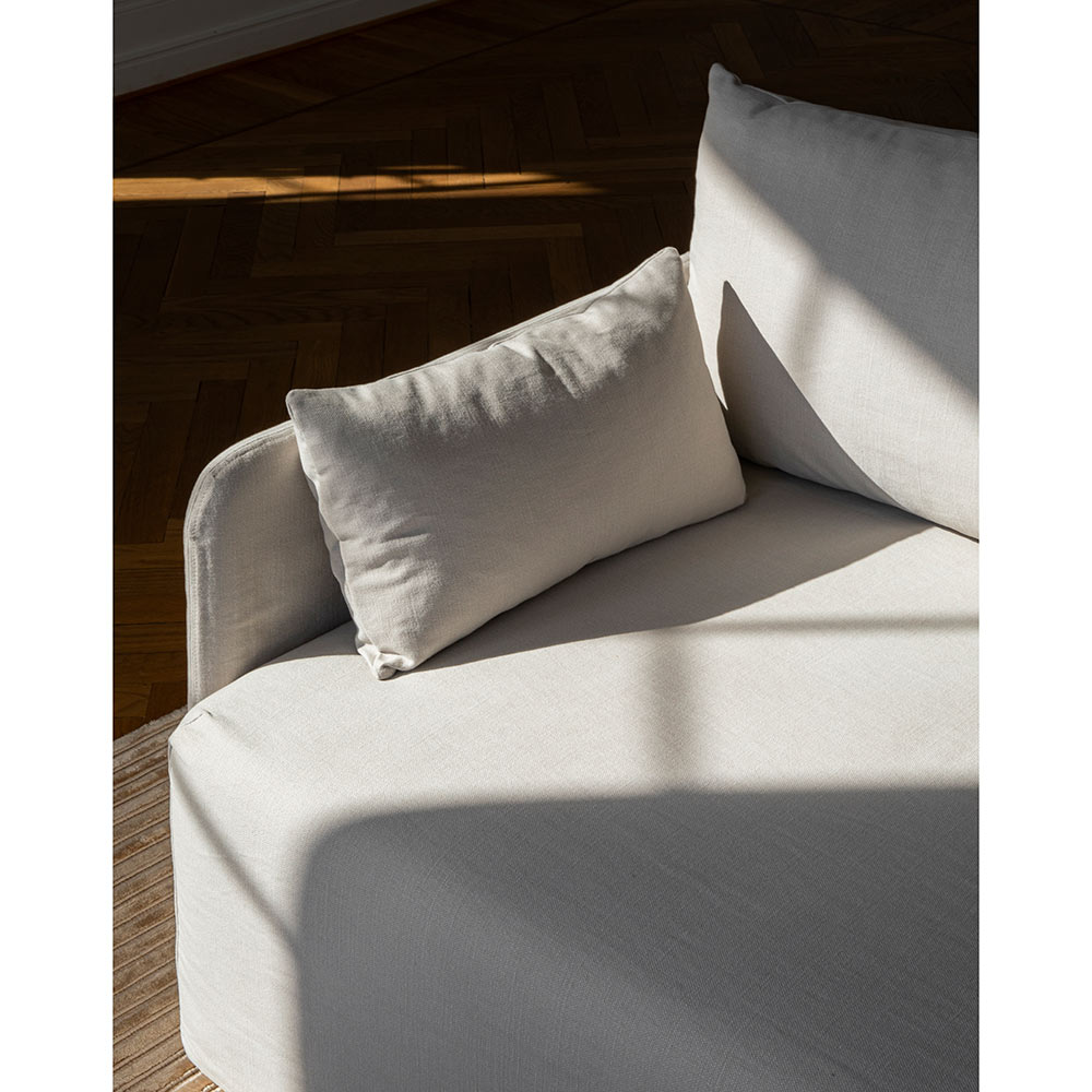 Offset Sofa Loose Cover - 2 Seater, Jasmine