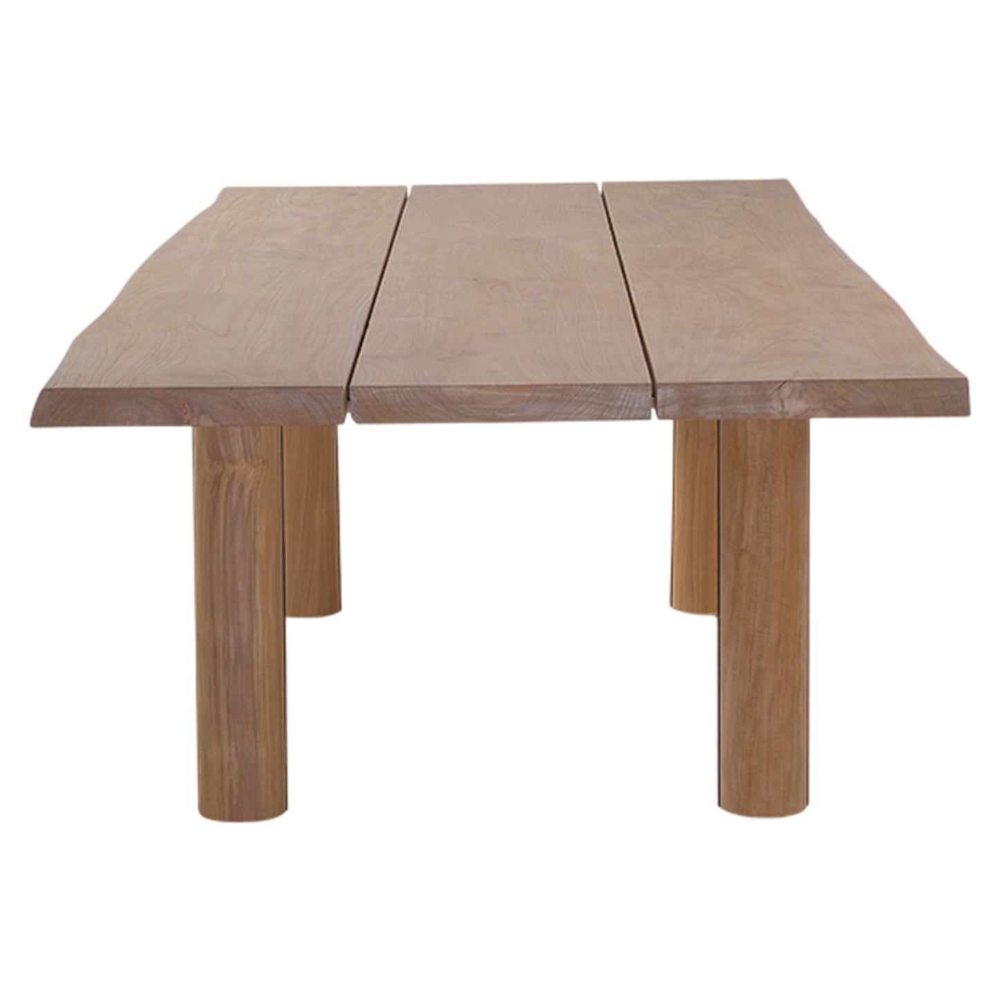 Otranto Rectangular Dining Table - Teak, Round Legs