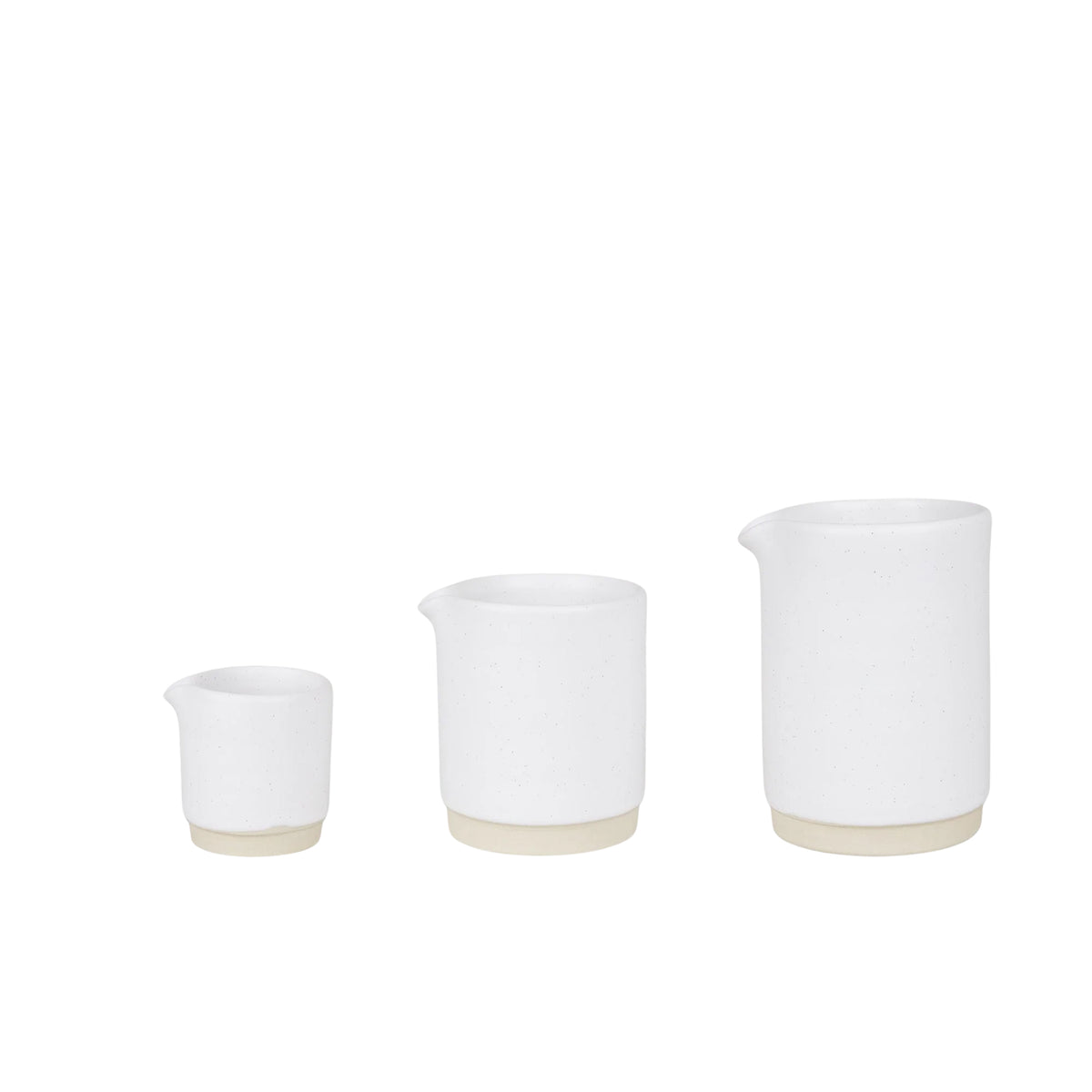 Otto Ceramic Jug - White, Medium