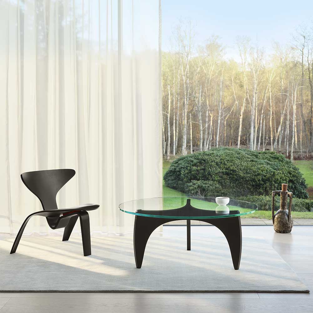 PK0 A Lounge Chair - Black Colored Ash