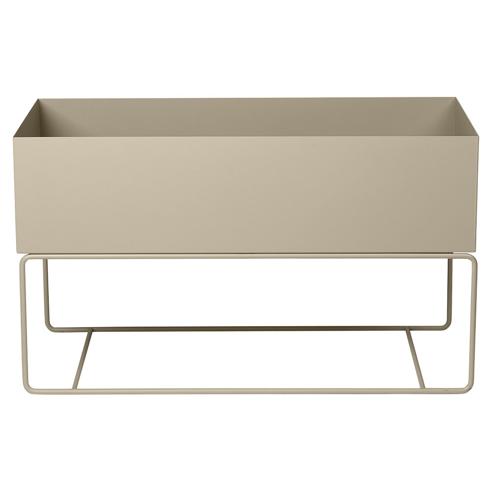 Plant Box Large - Light Gray