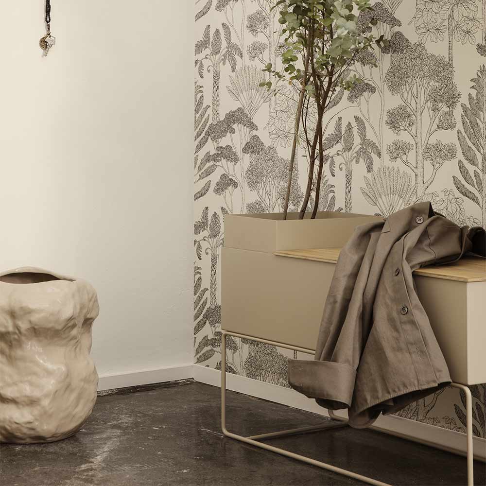 Plant Box Pot Large - Light Gray