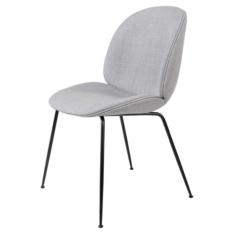 Quick Ship Beetle Fully Upholstered Dining Chair - Remix 123, Conic Base