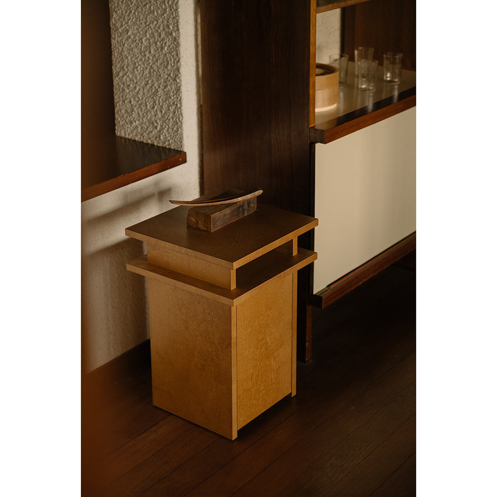 Ratio Side Table - Warm Brown Birch