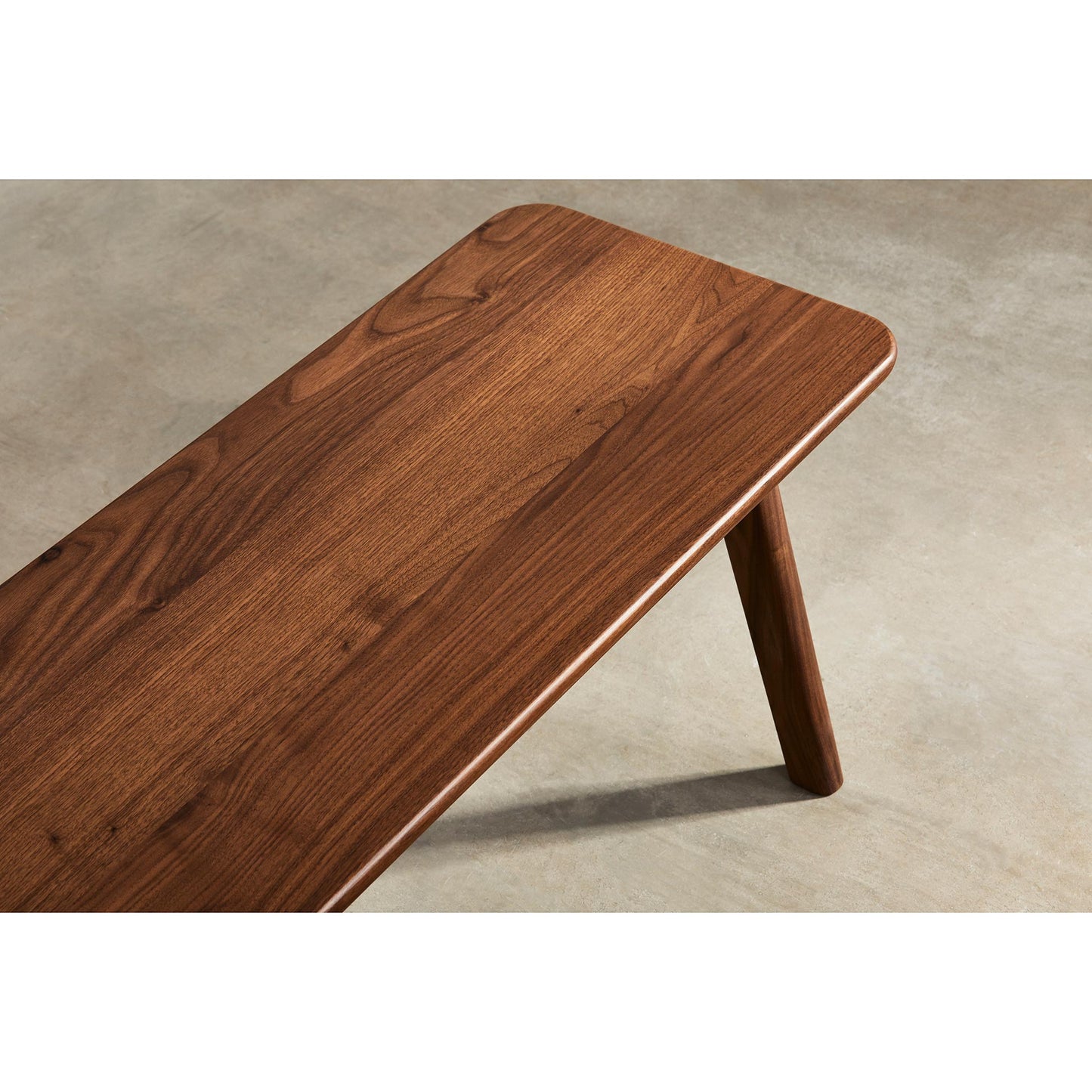 Sage Backless Bench - Walnut