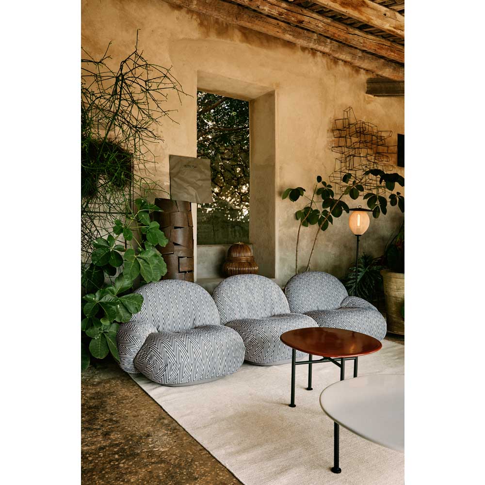 Satellite Outdoor Floor Lamp - Cream White