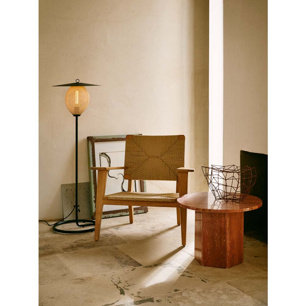 Satellite Outdoor Floor Lamp - Cream White