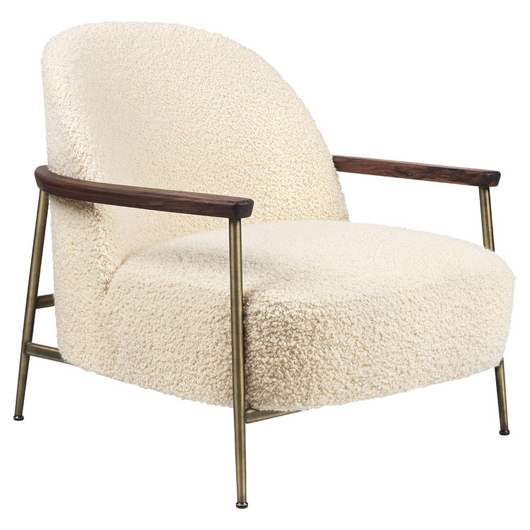 Sejour Fully Upholstered Lounge Chair With Armrest
