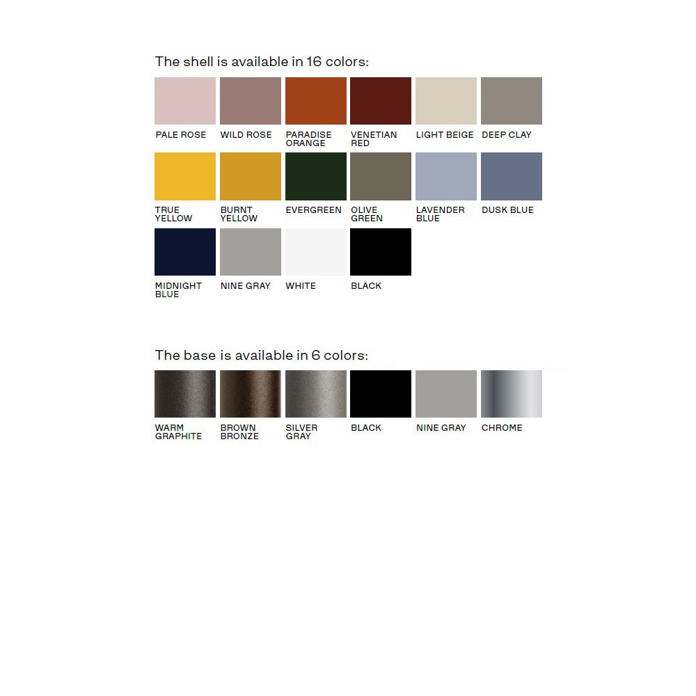 Series 7 Unupholstered Swivel Armchair - Colored Ash