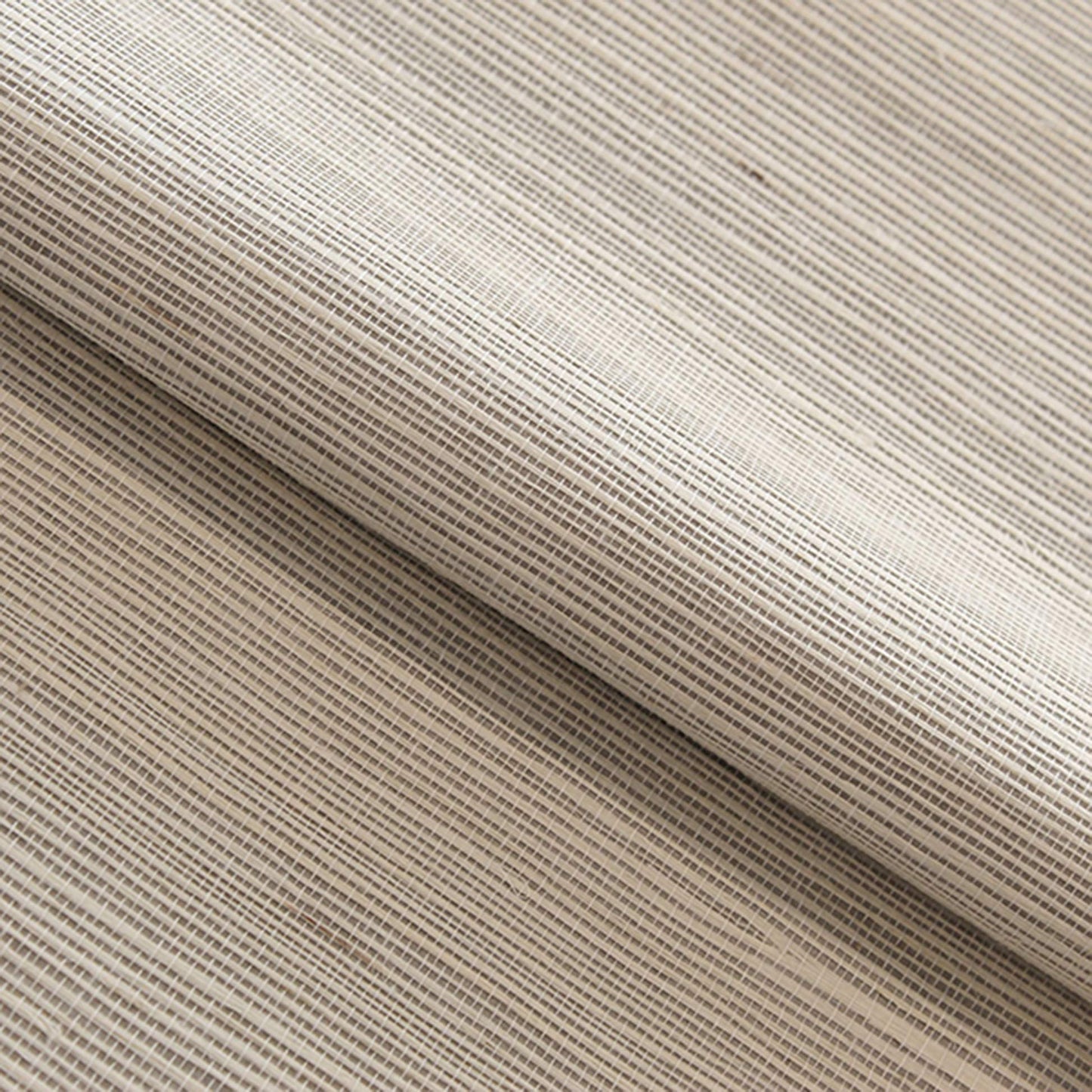 Sisal Tonal Hues Grasscloth Wallpaper - Natural on Taupe