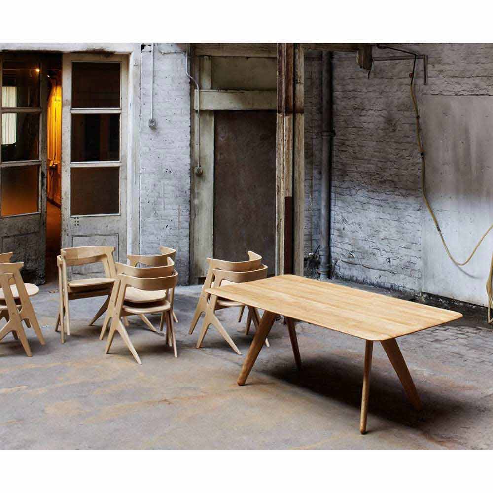 Slab Dining Table - Natural Oak