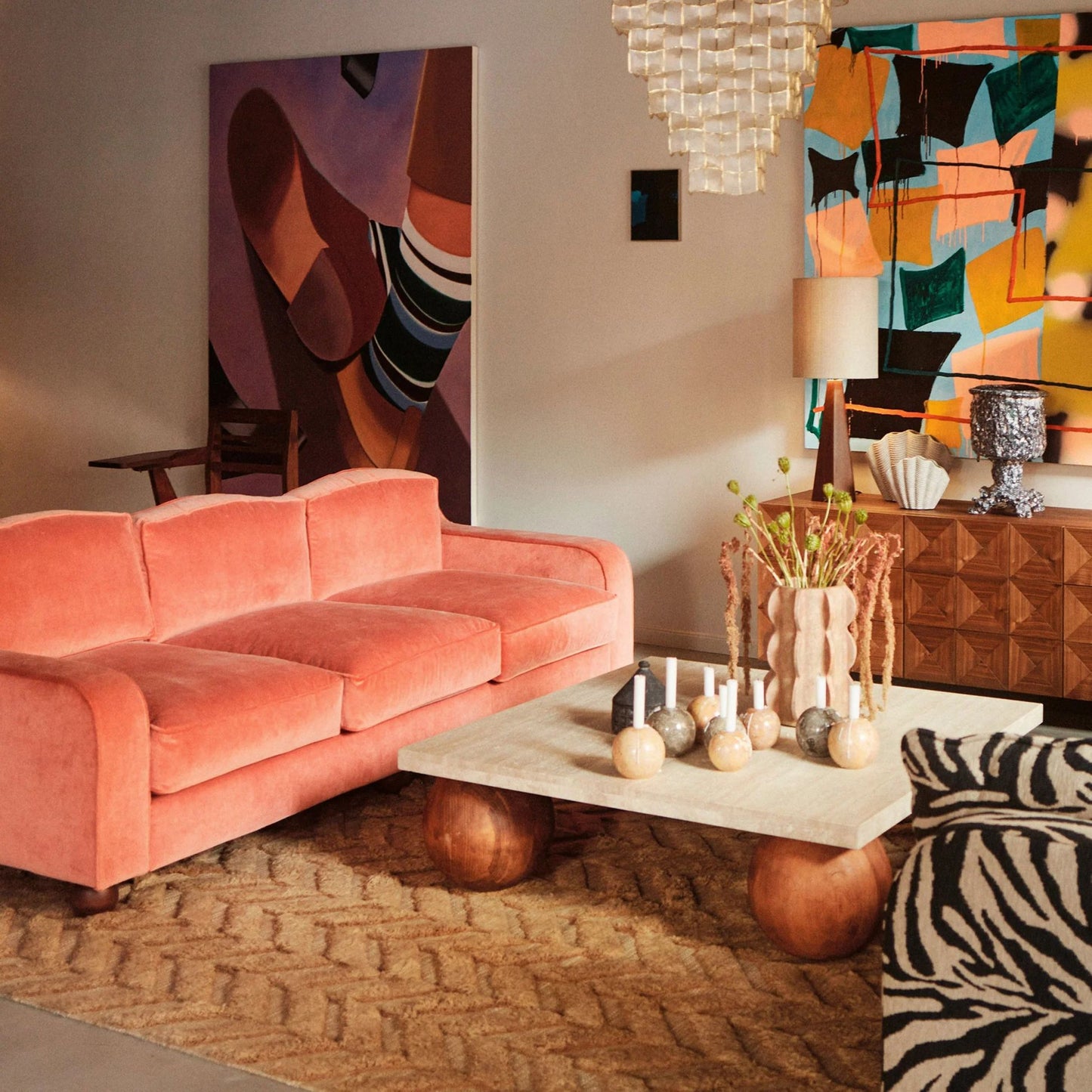Sphere Square Sofa Table