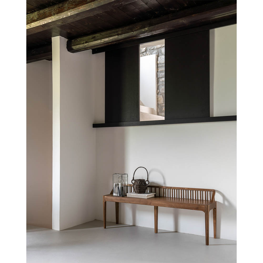 Spindle Bench - Reclaimed Teak