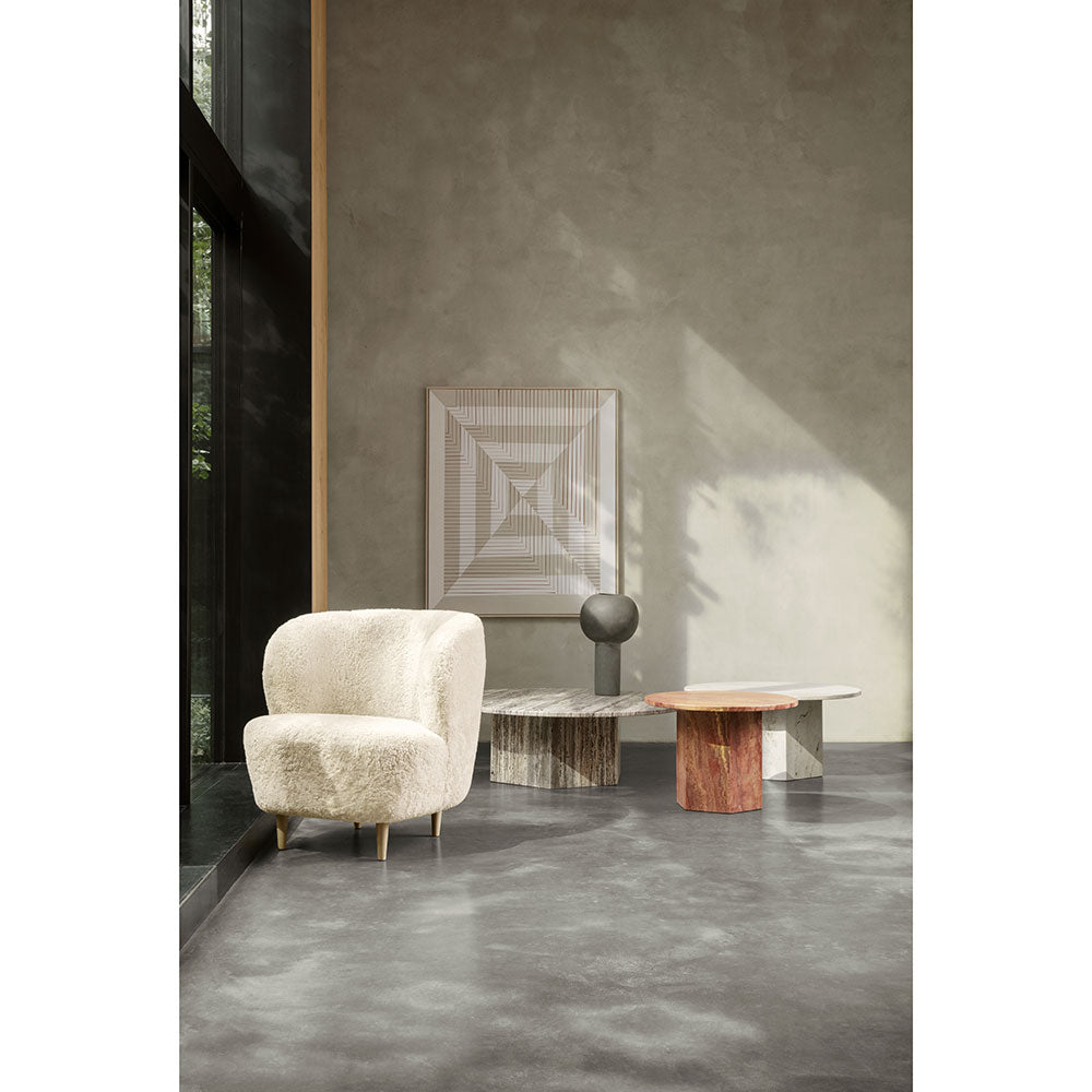 Stay Large Lounge Chair - Wooden Legs