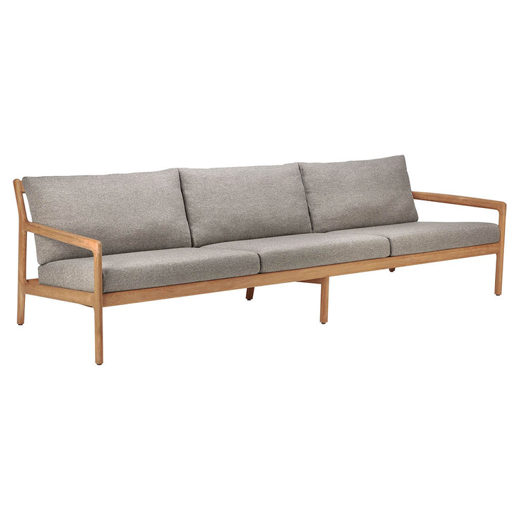Teak Jack Outdoor 3 Seater - Mocha