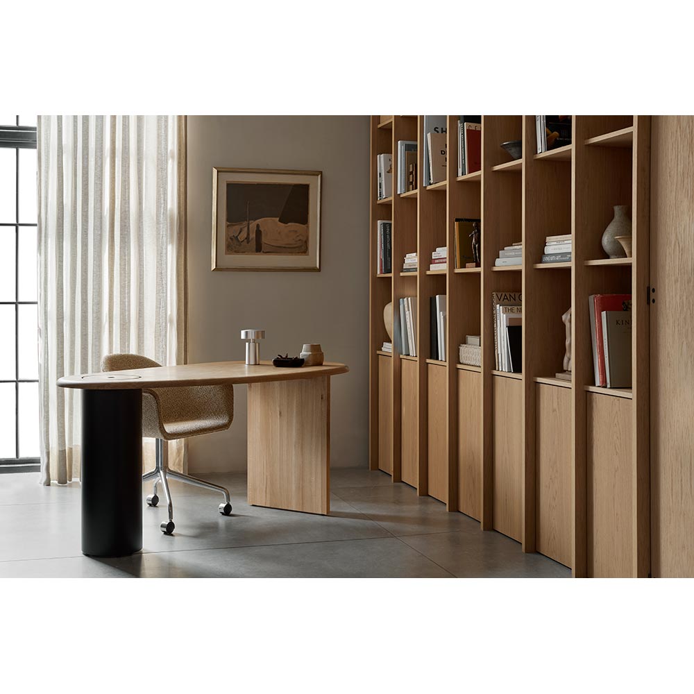 The Eclipse Desk - Natural Oak