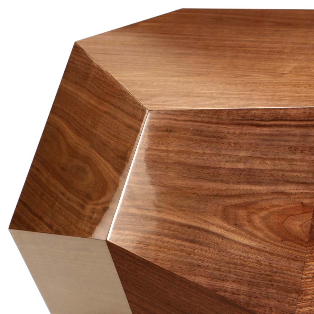 Three Rocks Medium Coffee Table - Walnut