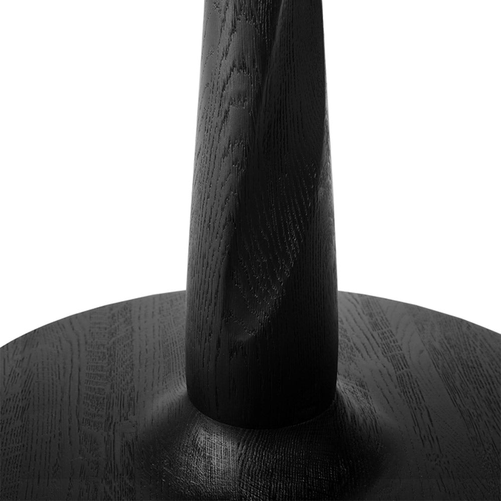 Torsion Dining Table - Black Oak, Low