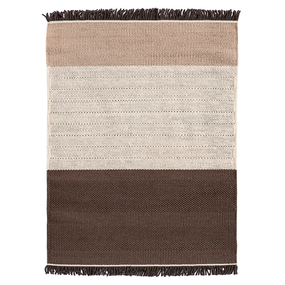 Tres Stripes Rug - Chocolate