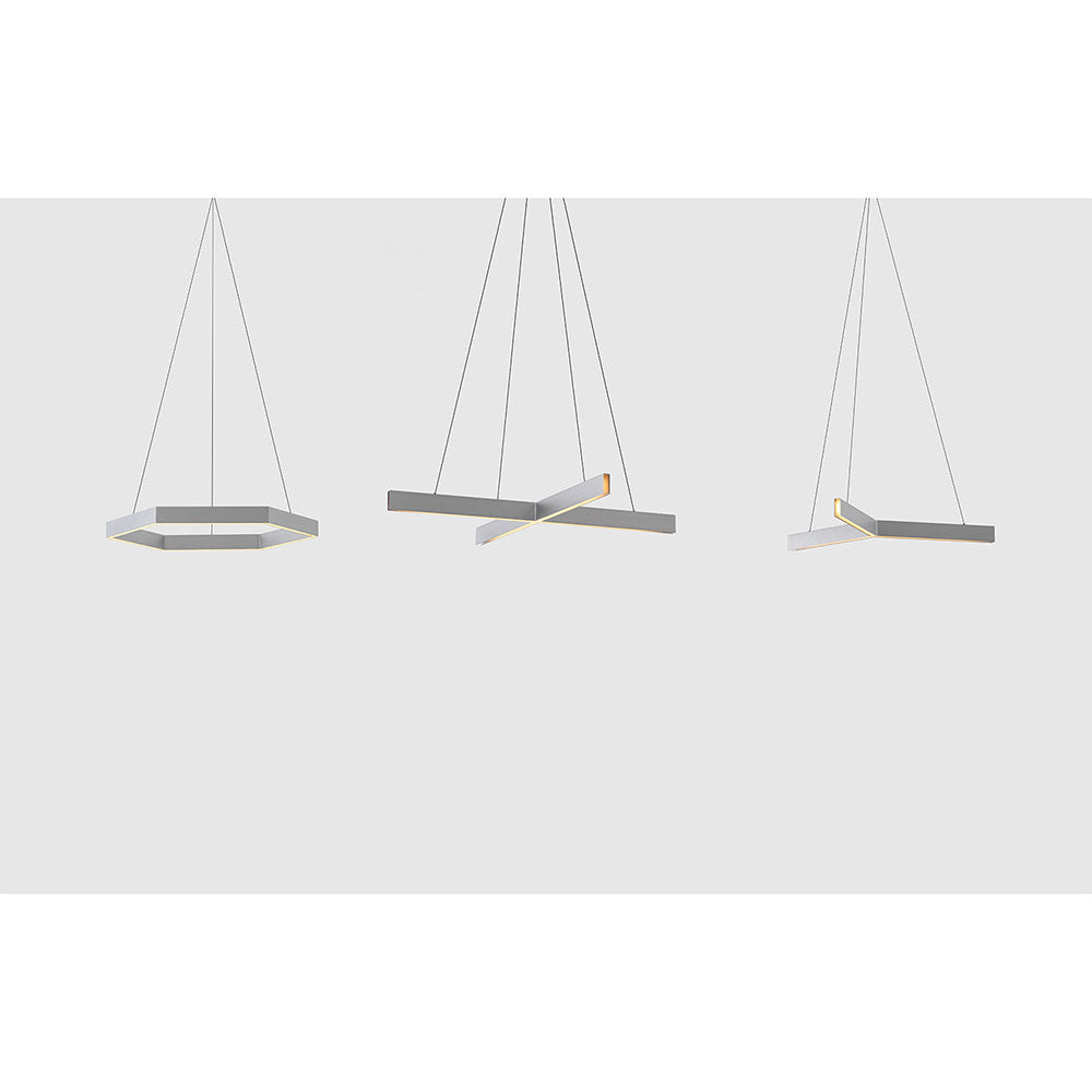 Tri Pendant - Brass