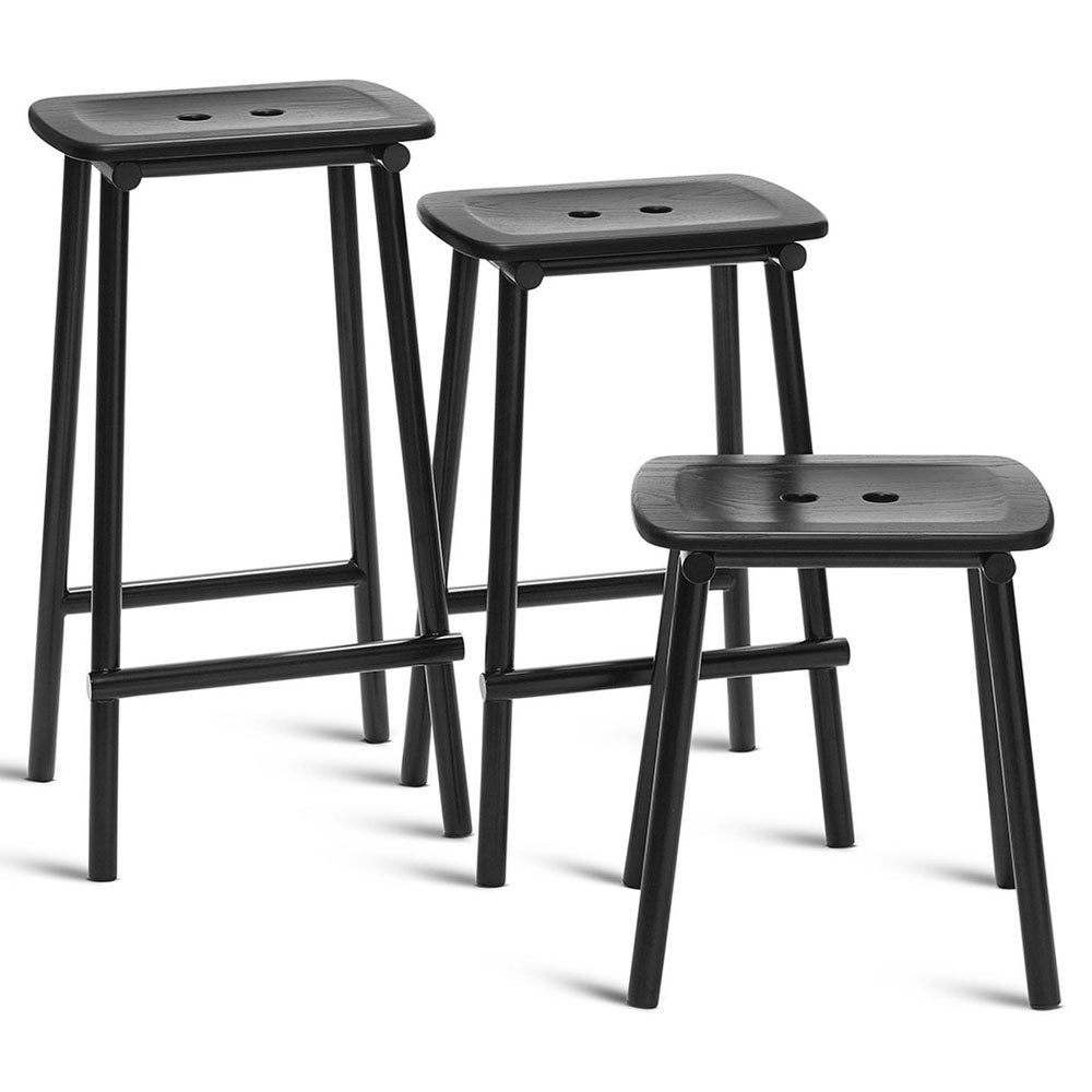 Tubby Tube Counter Stool - Black
