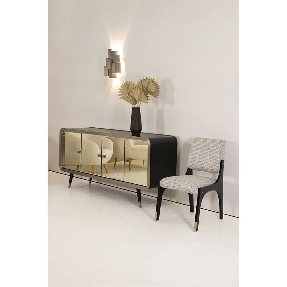 Unveil Sideboard 70.87"W - Brushed Stainless Steel