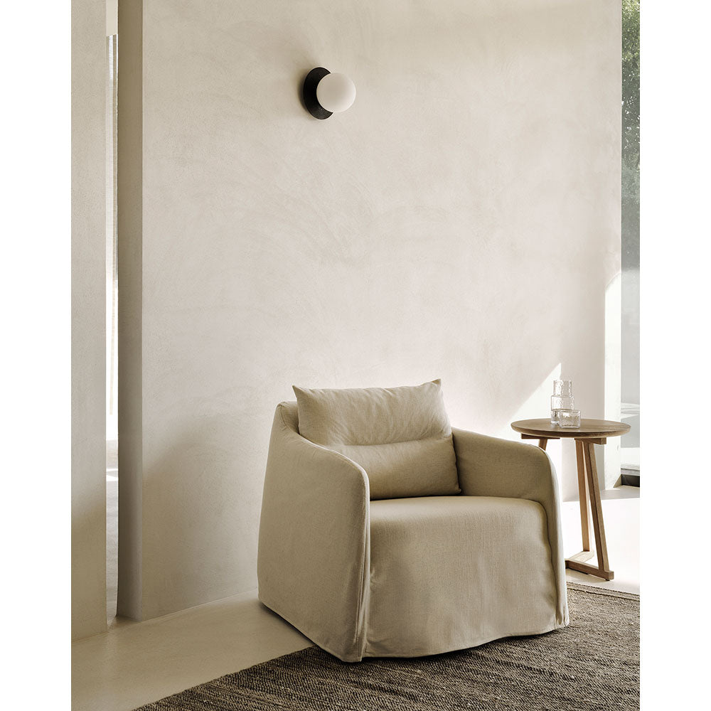 Weave Lounge Chair - Bone, Removable Cover