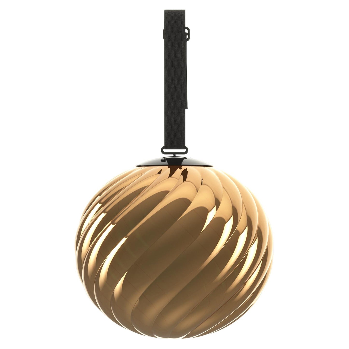 Whirl Large Portable Lamp - Gold
