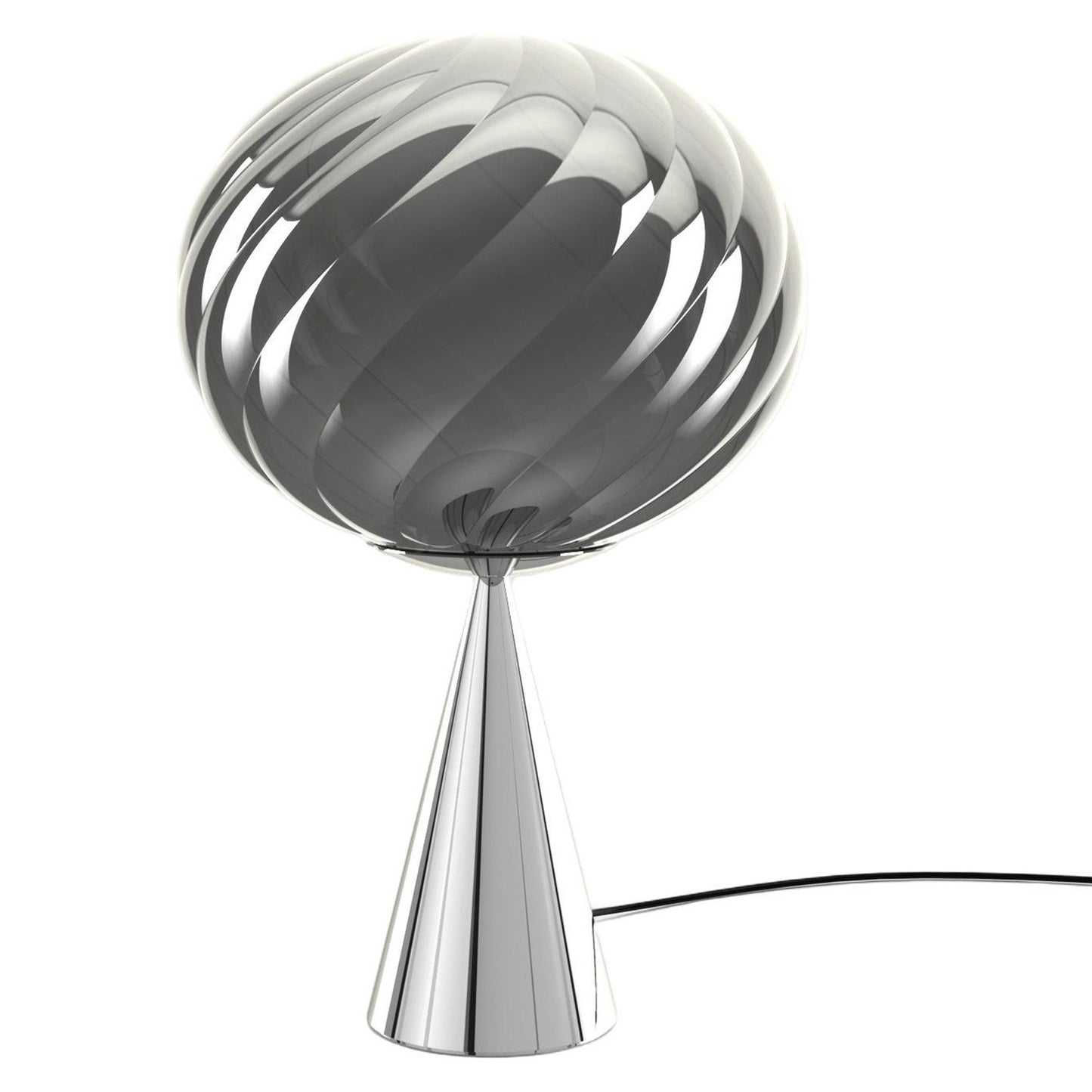 Whirl Table Lamp - Silver