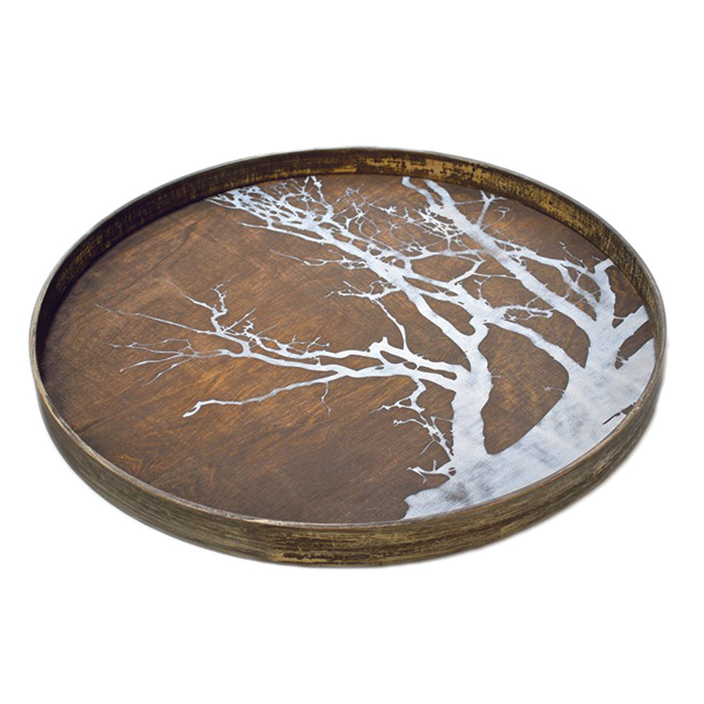 White Tree Driftwood Tray