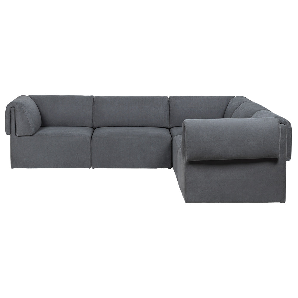 Wonder Modular Sofa - 2x3 Seater, Gray