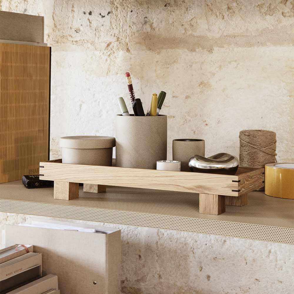 X Small Bon Wooden Tray - Oak