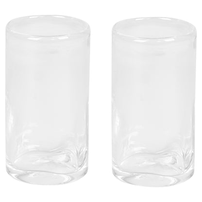0405 Glass Set of Two - Clear, Medium