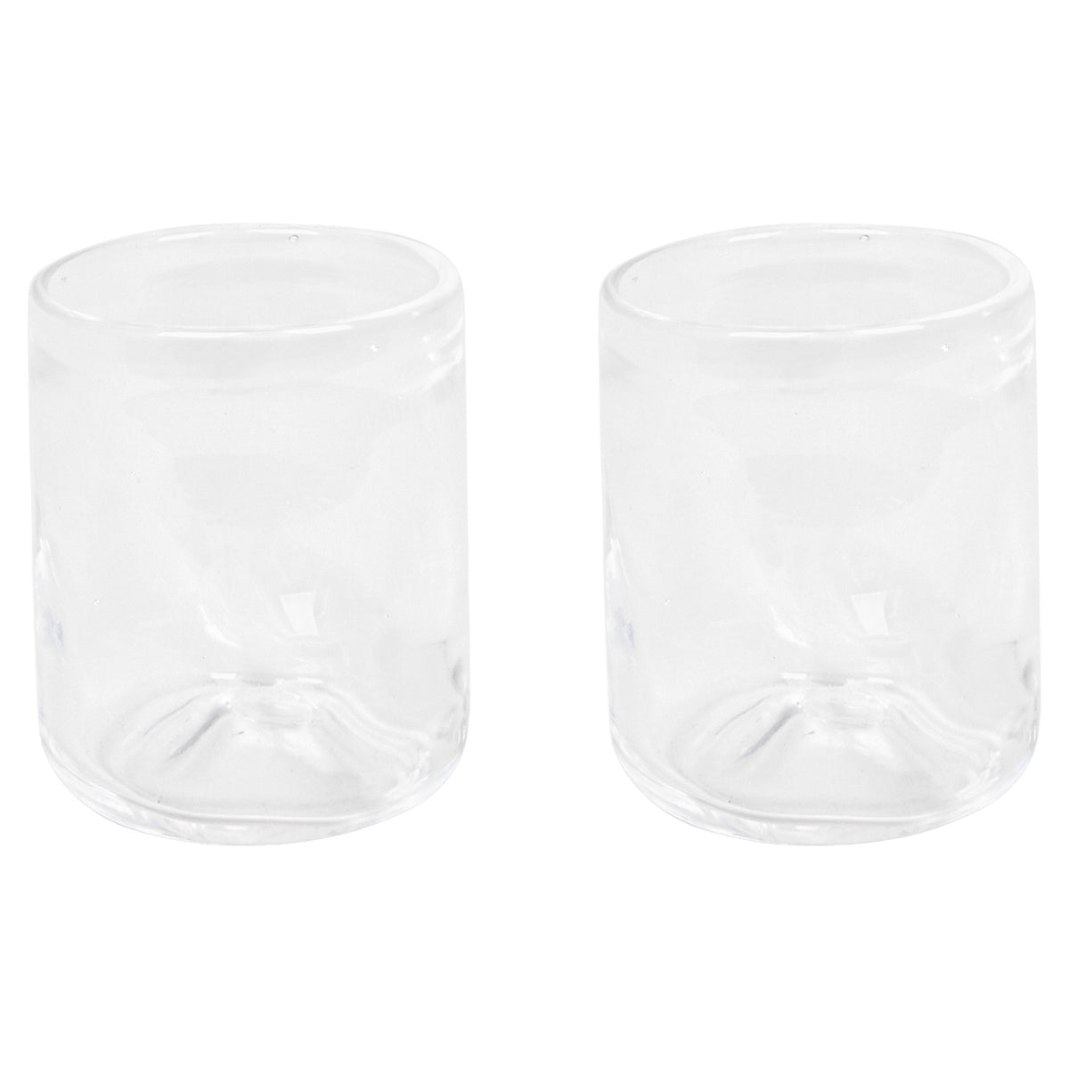 0405 Glass Set of Two - Clear, Small