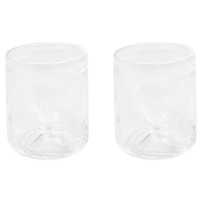 0405 Glass Set of Two - Clear, Small