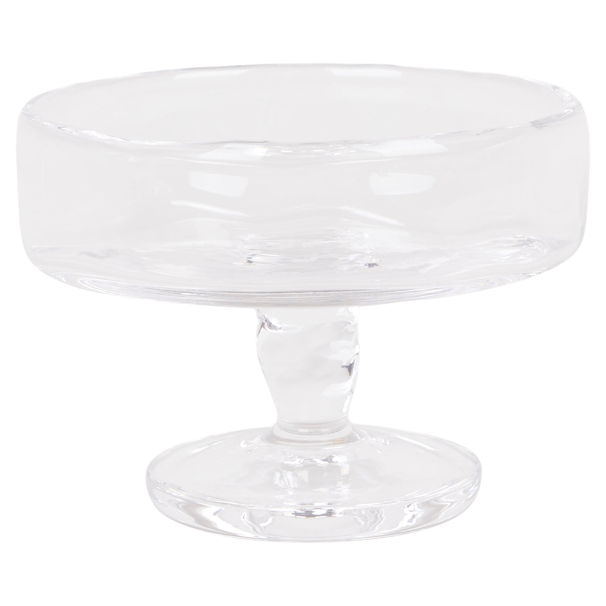 0405 Stem Glass Set of Four - Clear, Wide