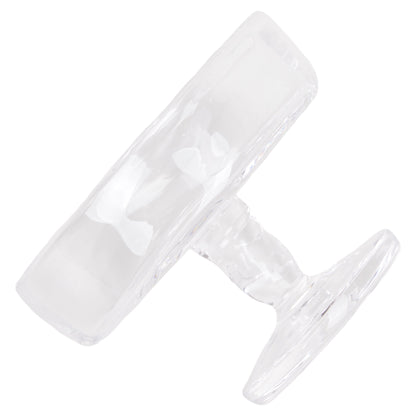 0405 Stem Glass Set of Four - Clear, Wide