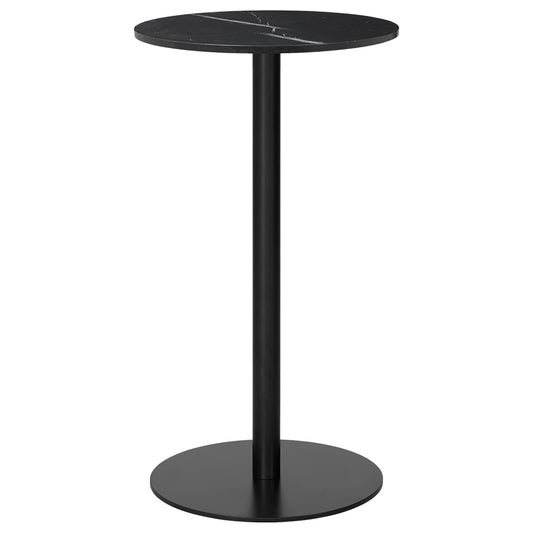 1.0 Bar Table - Black Marquina Marble, Black