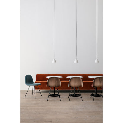 3D Unupholstered Dining Chair - American Walnut, Black Center Base