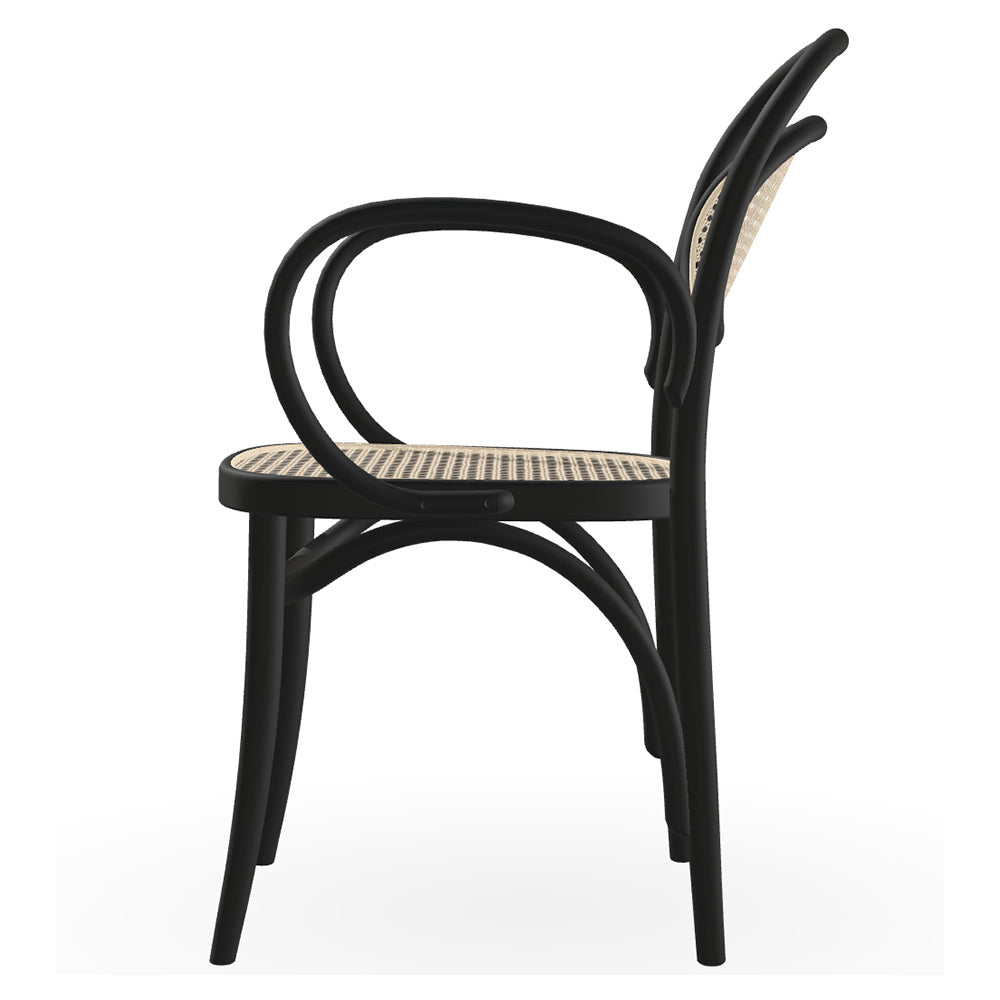 20 Arm Chair Cane - Wood